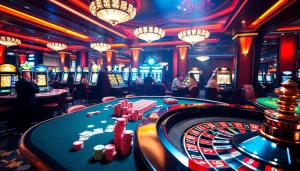 Experience thrilling gameplay at https://gg88.wales/ with vibrant casino tables and exciting slot machines.