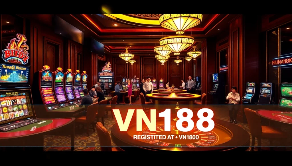 Register at VN168 to experience luxury and excitement in online gambling.