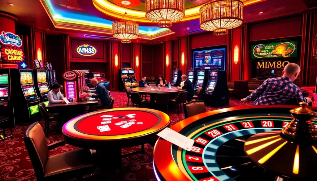 Experience the excitement of MM88 with vibrant casino games and thrilling betting action.