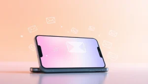 Visually appealing temp mail app interface showcasing digital communication features.