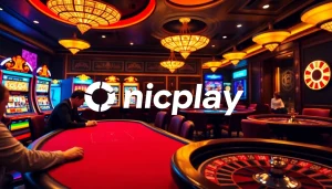 Experience thrilling online gameplay with Onicplay's vibrant casino atmosphere.