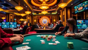 Experience the excitement of winning at poker tables inspired by https://hbbet5.art/ with vibrant colors and rich textures.