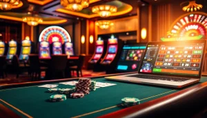 Engage in thrilling casino gameplay at Trang Chủ LC88 with vibrant tables and modern gaming technology.