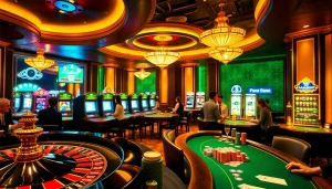 Experience the excitement of LV88 link at a luxurious casino with vibrant games.