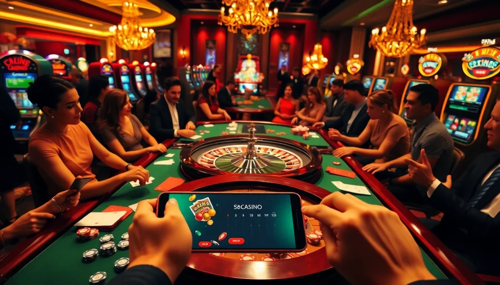 S8 Casino offers an immersive experience with exciting games at luxurious casino tables.