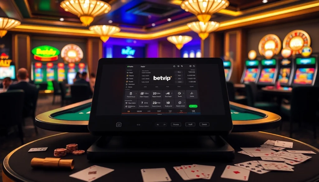 Người chơi đang tham gia bàn poker, sử dụng ứng dụng BetVIP tiên tiến cho cược thể thao.