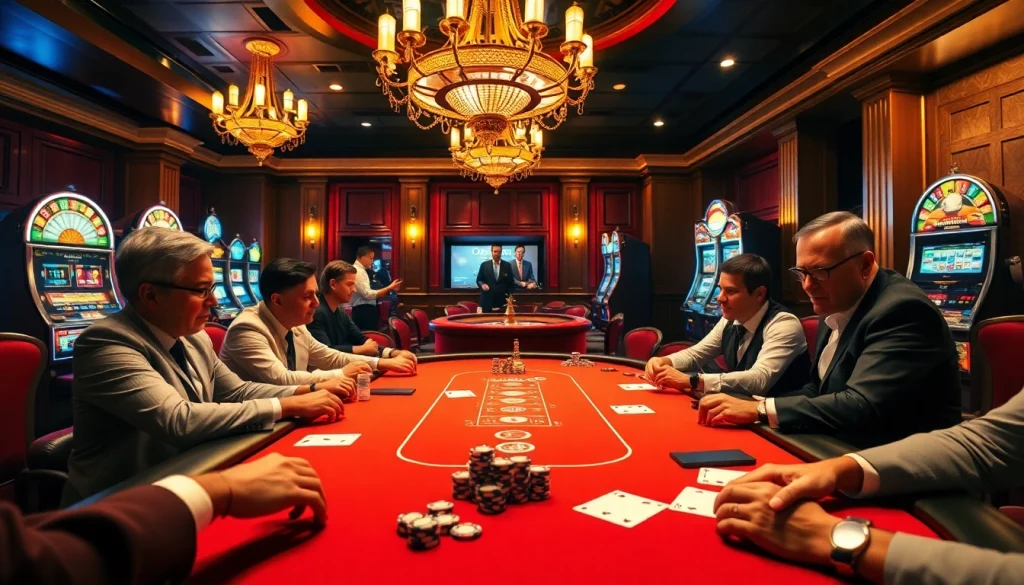 Exciting poker game at a luxurious casino table showcasing house extension construction ideas.
