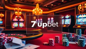 Experience thrilling betting action at 7upbet with vibrant casino visuals and online gaming excitement.