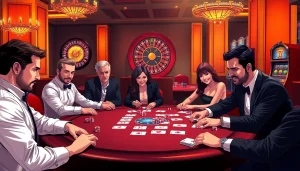 A lively poker game with chips and cards at https://32win11.net/ captures luxury and excitement.