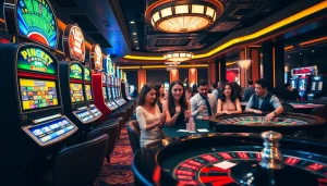 Experience the thrill of gambling at https://nohu900.gripe/ with elegant casino scenes filled with excitement.