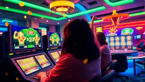 Experience the thrill of online gambling with top games from https://okwin.blog, featuring vibrant casino visuals.