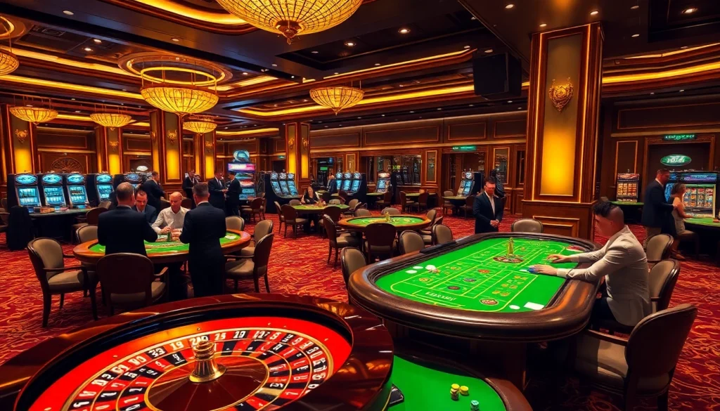 Experience the thrill of indoxxi-inspired gambling with players enjoying poker and roulette in a luxurious casino setting.