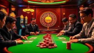 Players enjoying the excitement of sc88.archi online casino with vibrant tables and immersive gaming.